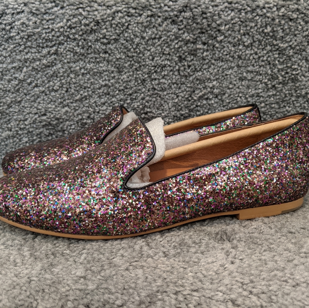 Gentle Souls Glitter Smoking Slipper Size 7